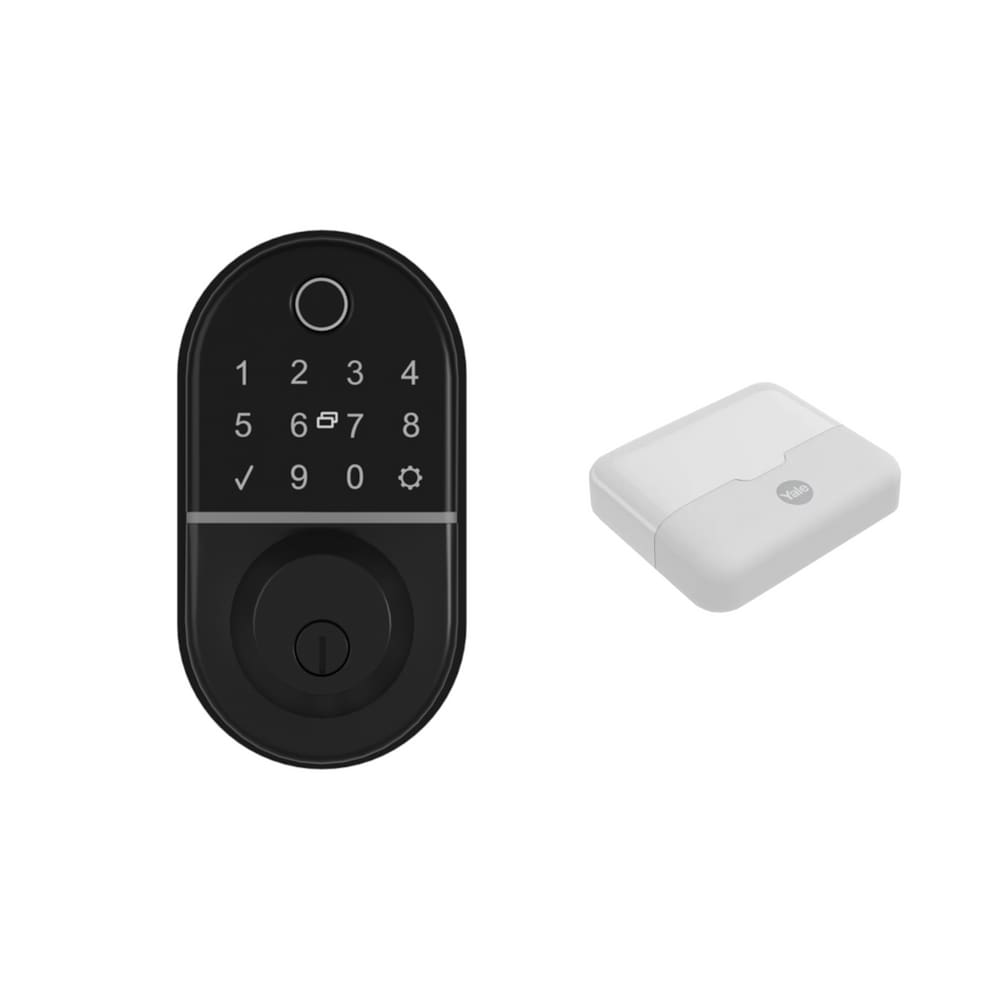 Combo Fechadura Digital Compact Rolete com Hub - Yale