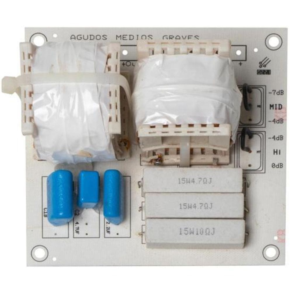 Divisor de Frequência Passivo 3 Vias 6dB TI 250W RMS HK1506V3 Hayonik [F003]