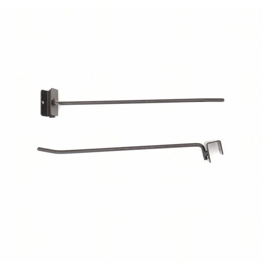 Gancheira Simples Amapa Lx 30 Cm Preto Kit 10Un