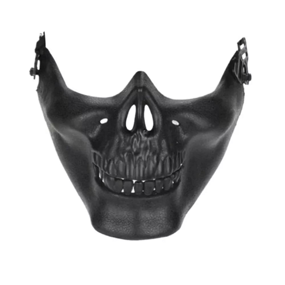 Máscara Caveira Skull Meia Face Festas