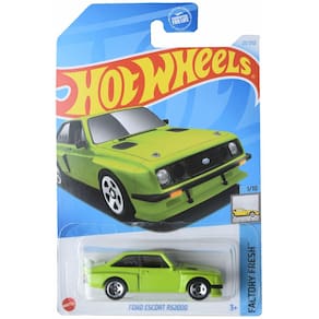 Carro fundido sob pressão Mattel Hot Wheels Ford Escort RS2000 escala 1:64