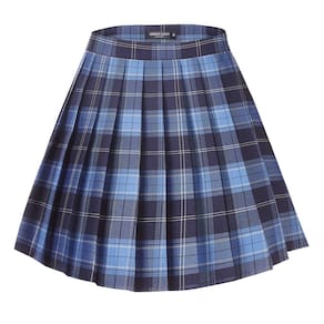 Saia Urban CoCo, uniformes femininos, pregueada, plissada, mini XL