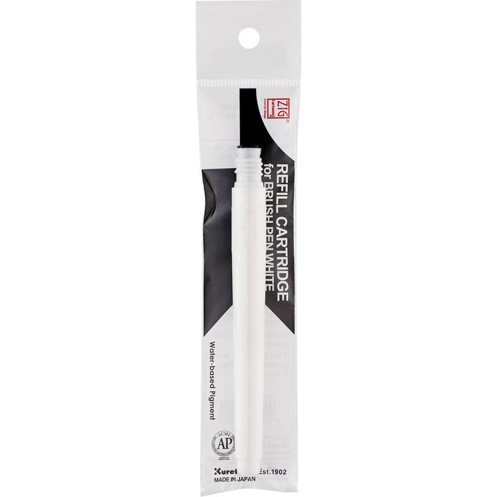 Refil Para Caneta Kuretake Brush Pen White