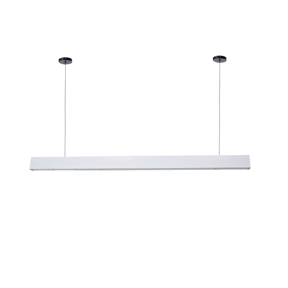 Luminária Sobrepor Pendente Branca Cabo Led 45w 120cm 3000K