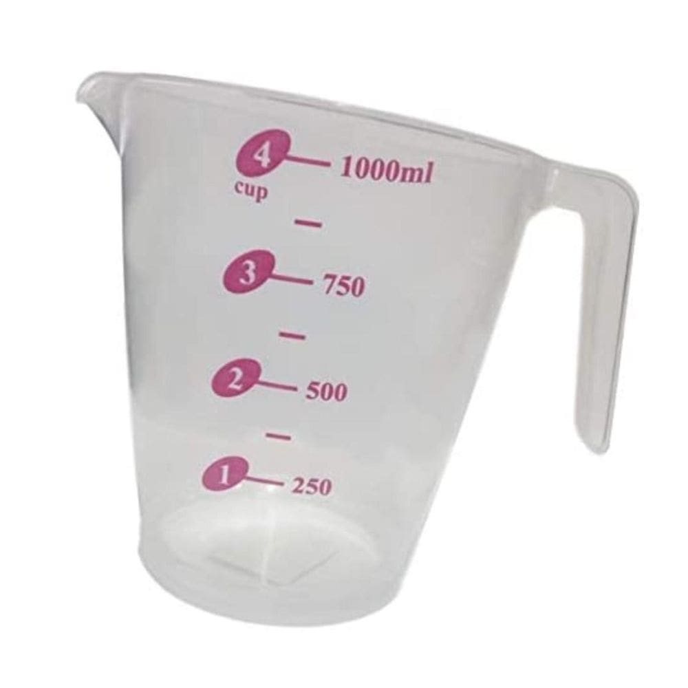 Jarra De Medidora Para Receitas  250Ml Á 1000Ml De Plástico
