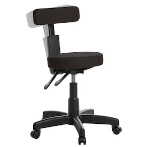 Cadeira Mocho Ergonômica Estética Clinica Rce Marrom Café