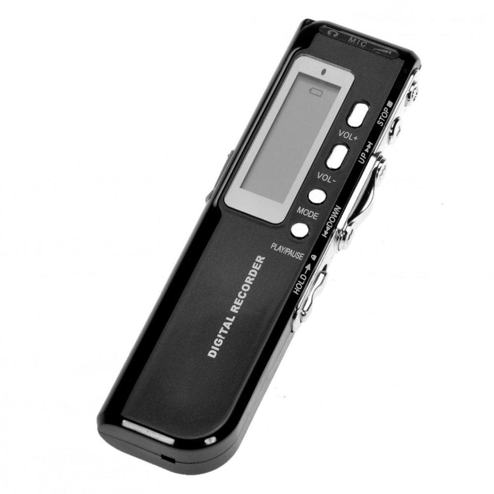 Micro Gravador Voz Portátil 8Gb Gravação Áudio Ideal Aulas