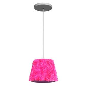 Lustre Pendente Barbie Mini Flower Decoração Quarto Infantil