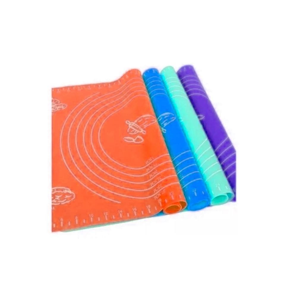 Kit 2 Tapetes Silicone 30Cm X 40Cm Vai Ao Forno Confeitaria