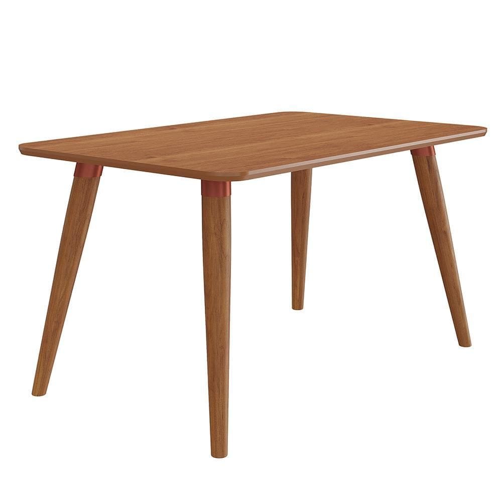 Mesa de Jantar Retangular Adele 130x80 com Tampo em MDF - Cimol Móveis
