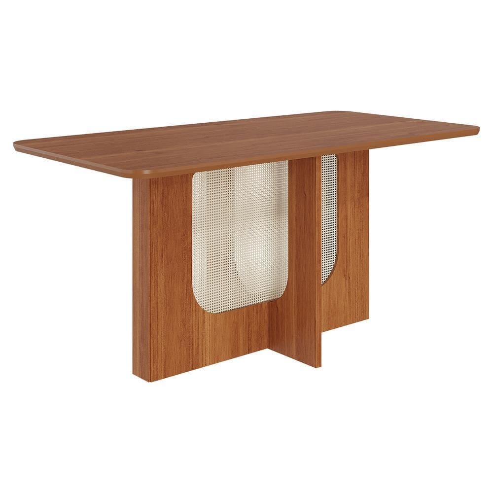 Mesa de Jantar Retangular Louise 160x80 com Tampo em MDF - Cimol Móveis