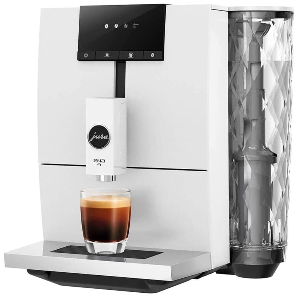 Máquina de Café Expresso 1L com Moedor Integrado e Visor em LED, 110V 1450W, Jura ENA4, Branca
