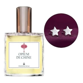 Perfume Opium Chine Oriental com Brinco Prata