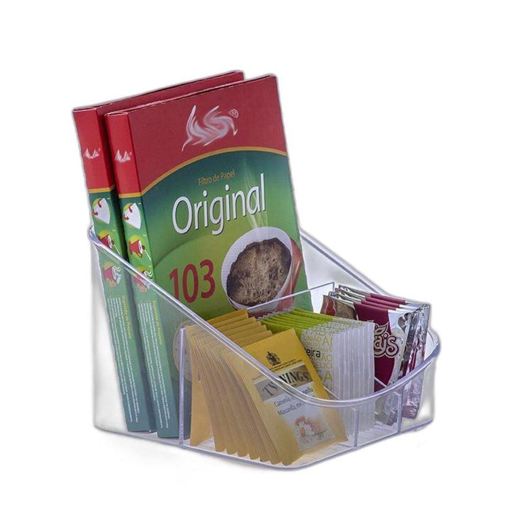 Organizadora Diamond 18X17X13Cm Cristal Ref 886