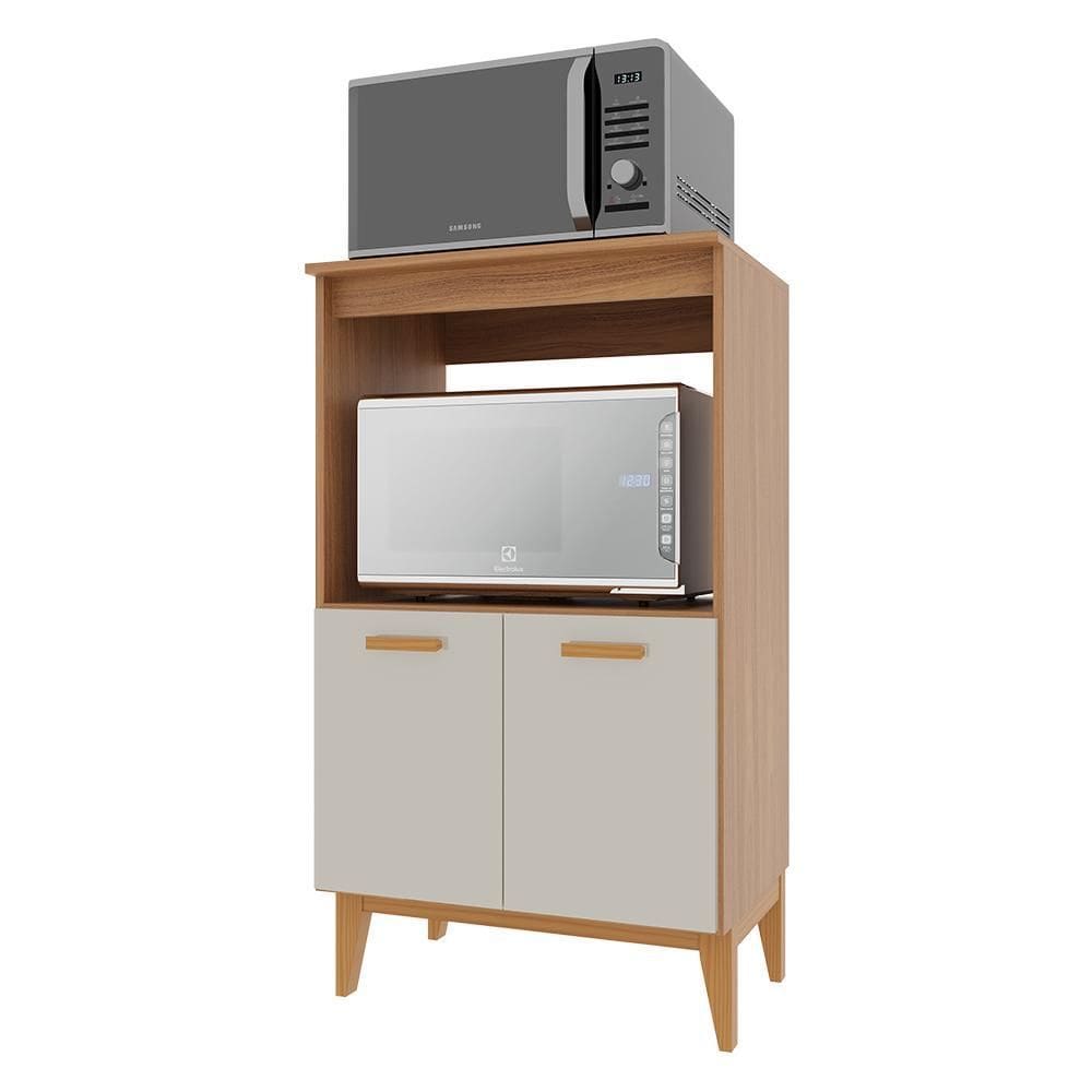 Balcão de Cozinha para Eletrodomésticos Faro 65cm 2 Portas - Indékes