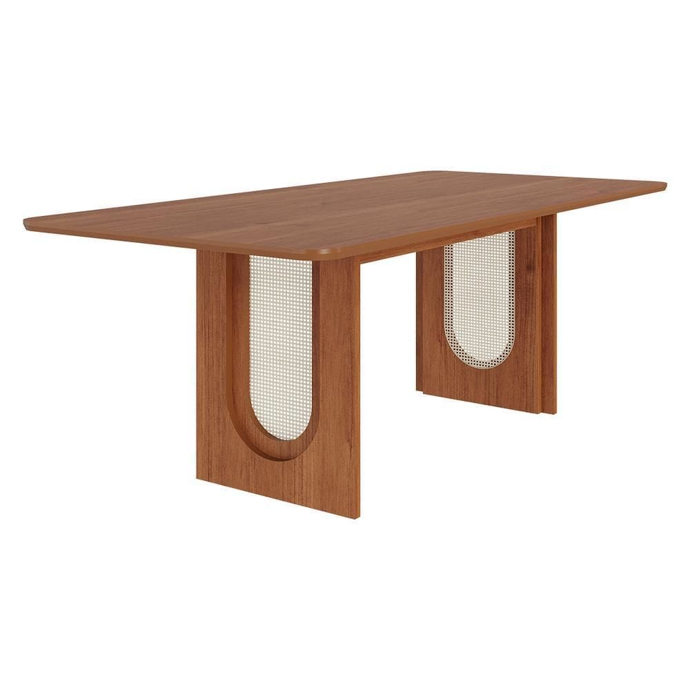 Mesa de Jantar Retangular Valentina 210x100 com Tampo em MDF - Cimol Móveis