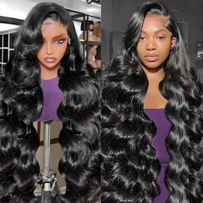 Perucas IDHERE Wear and Go sem cola para cabelo humano de 20 polegadas