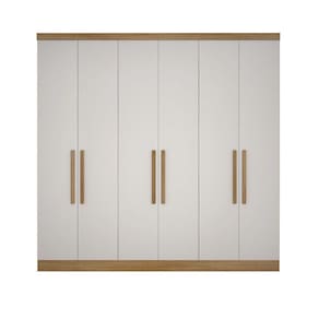 Modulo De Casal Safira Para Guarda Roupa Clic Móveis Cumaru/fendi