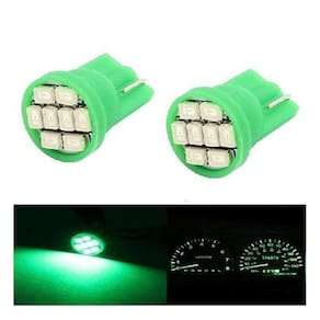 Par Lâmpada Led Pingo T10 8 Leds 12V Verde