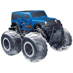 Caminhão Monstro à Prova d`Água Threeking 116 RC para Crianças de 6 a 12 Anos - Brinquedo Todo-o-Terreno Resistente com Controle Remoto