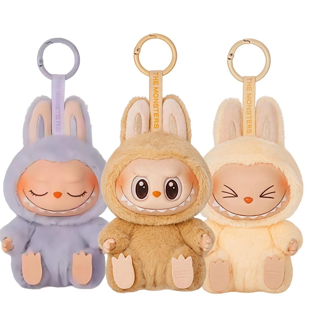 Chaveiro de pelúcia HQDZSZ Labubu para bolsas, chaves e mochilas