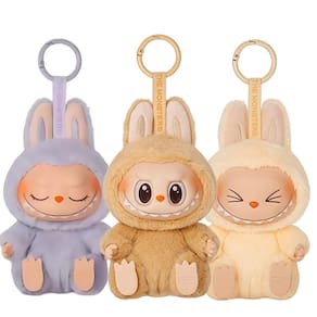 Chaveiro de pelúcia HQDZSZ Labubu para bolsas, chaves e mochilas