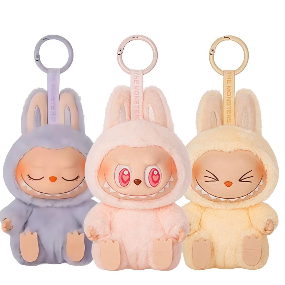Chaveiro de pelúcia HQDZSZ Labubu para bolsas, chaves e mochilas