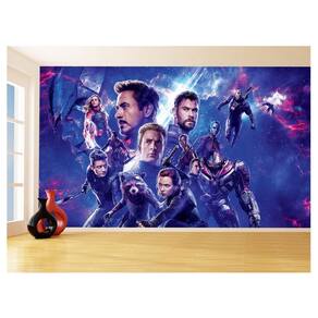 Papel De Parede 3D Heróis Vingadores Ultimato 3,5M Nhma282