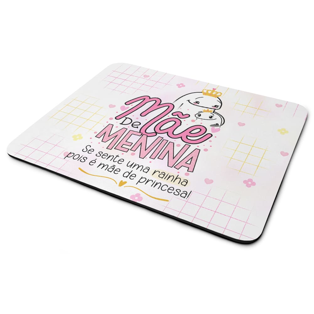 Mouse Pad Flork Mães - Mãe de menina - 22x18