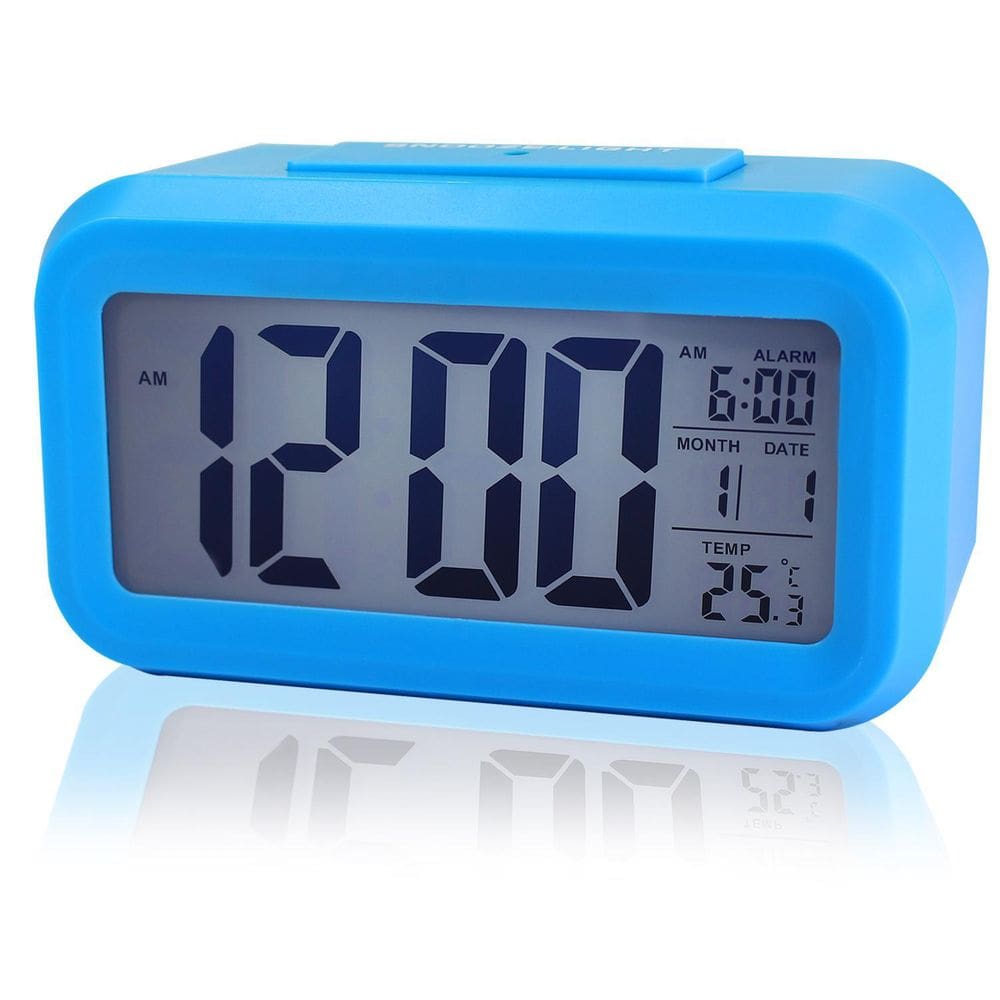 Relógio Digital Mesa De Cabeceira Bancada Alarme