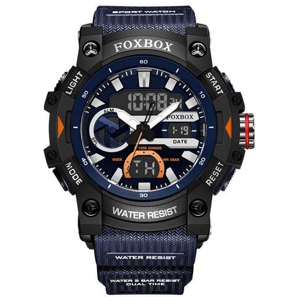 Relógio Esportivo Digital Pulseira De Silicone A Prova D´agua Azul