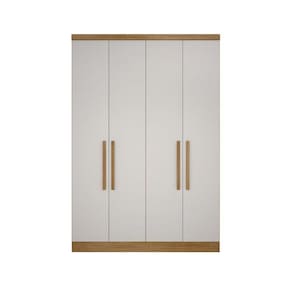 Modulo De Casal Safira Para Guarda-roupas Em Mdf Clic Móveis Cumaru/fendi