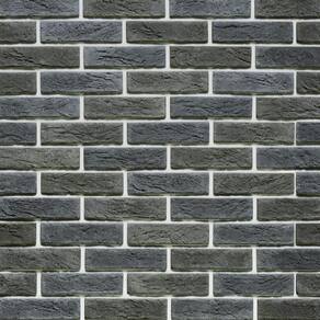 Papel De Parede Pedra Tijolos Preto Autocolante Sala Quarto