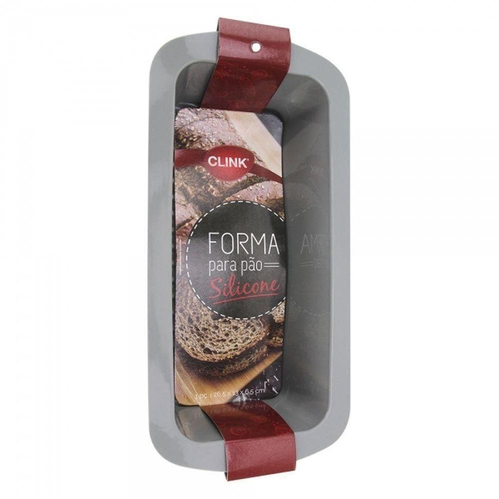 Forma Pão Silicone 26,5x13x6,5cm