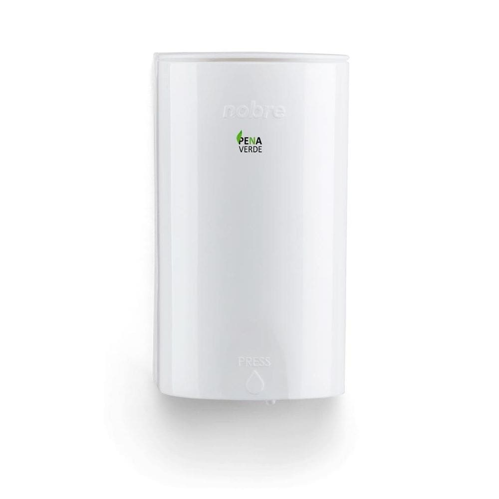 Saboneteira Mini Branco Para Sabonete Espuma 500Ml Nobre