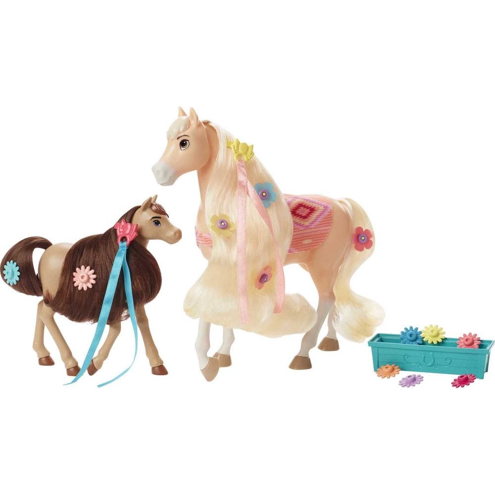 Conjunto de brinquedos Toy Horse Mattel Spirit Untamed com Chica Linda