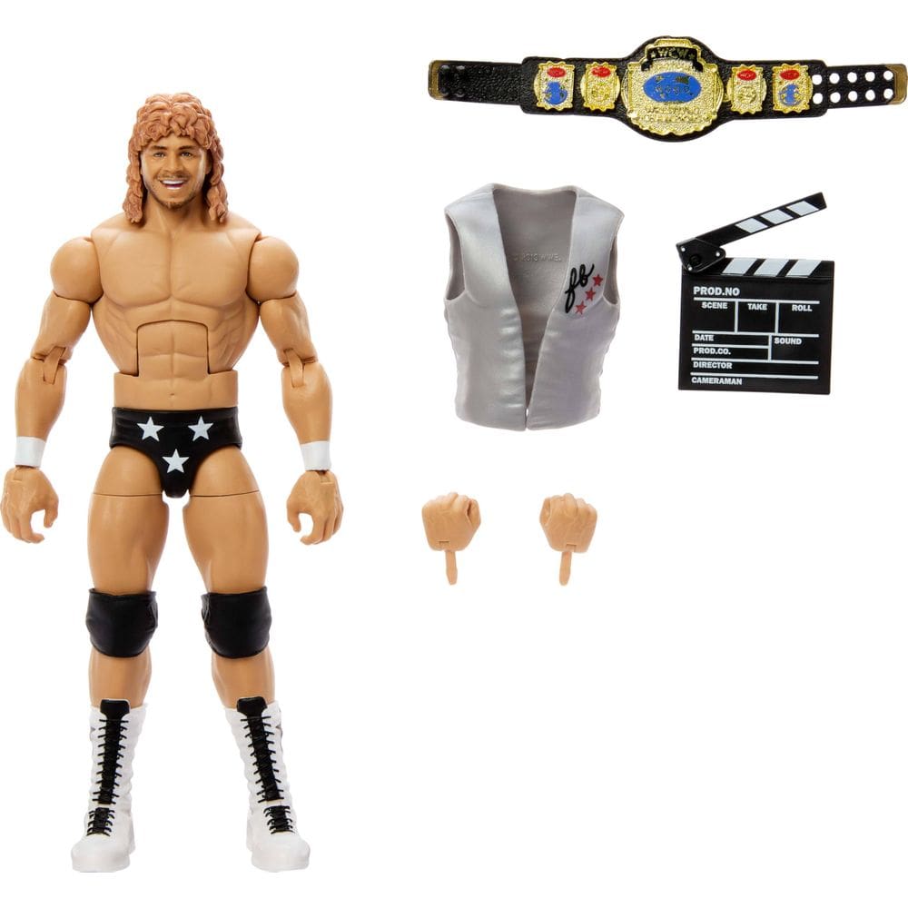 Boneco de ação Mattel WWE Elite Brian Pillman