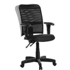 Cadeira De Escritório Ergonômica Tela Com Braço Rv Preto