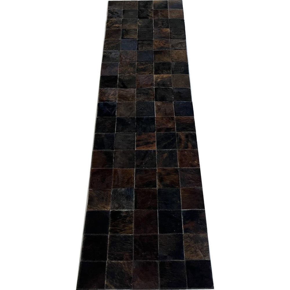 Tapete De Couro Marrom Exótico Escuro 0,50X1,80 Placa 10