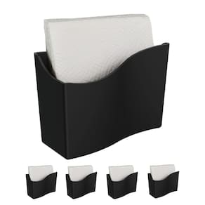 Kit 5 Porta Guardanapo Pequeno Organizador Mesa Resaurante Cozy Preto - 10500 Coza