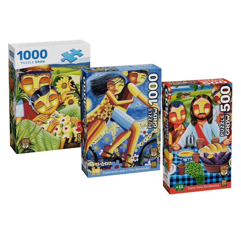 Combo Quebra-cabeças Eduardo Lima