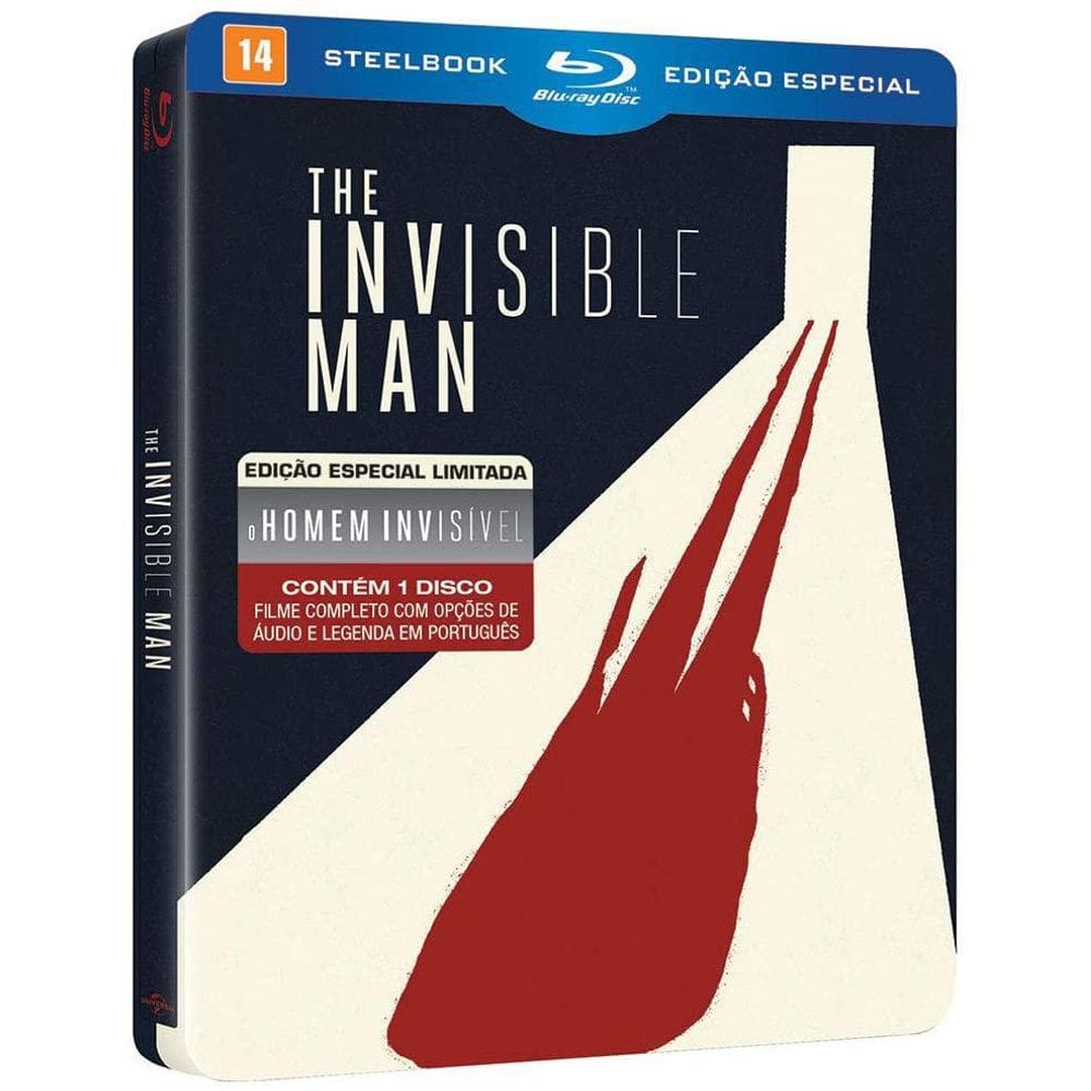 Blu-Ray O Homem Invisivel - Edição Especial 2020 - Steelbook