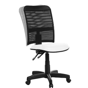 Cadeira Escritorio Encosto Em Tela Back Courissimo Branco