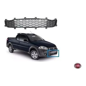 Grade Inferior Parachoque Strada 14 15 16 17 18 Fiat