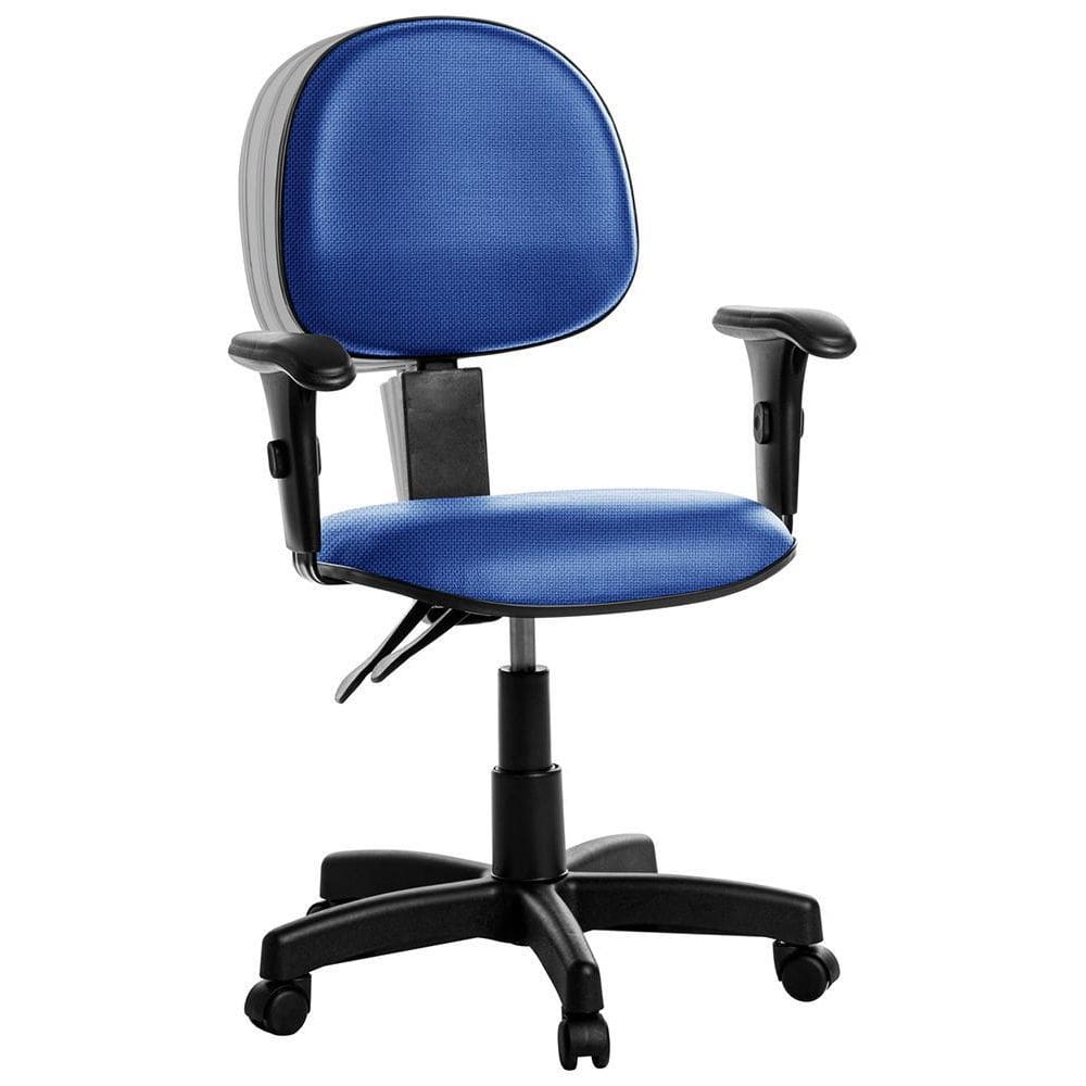 Cadeira Ergonômica Executiva Com Braço Em Rj Azul