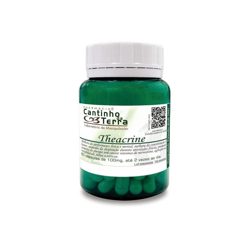 Capsula Theacrine 100Mg - 60Caps