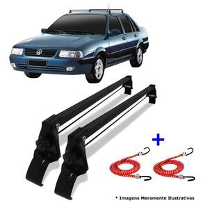 Rack Teto Bagageiro VW Santana 98 a 2006 + Elástico | Vhip