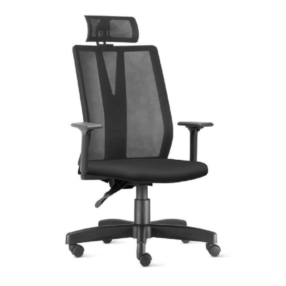 Cadeira De Escritório Giratória Ergonômica Tela Addit