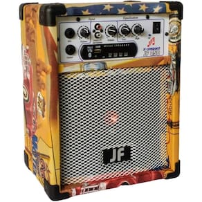 Caixa De Som Bluet Mic Guitar 6 Pol. 30W Rms Route 66