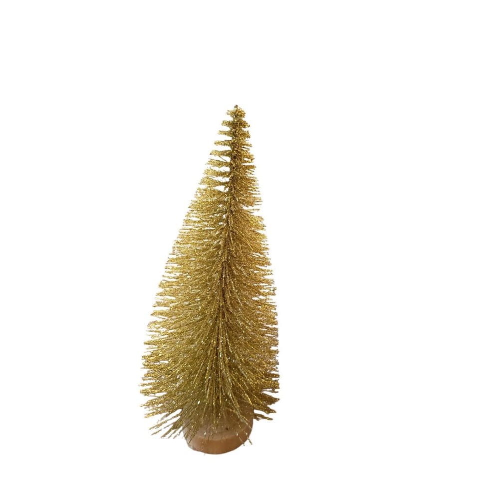 Mini Árvore De Natal Dourada Pinheiro 20cm 1 Unidade